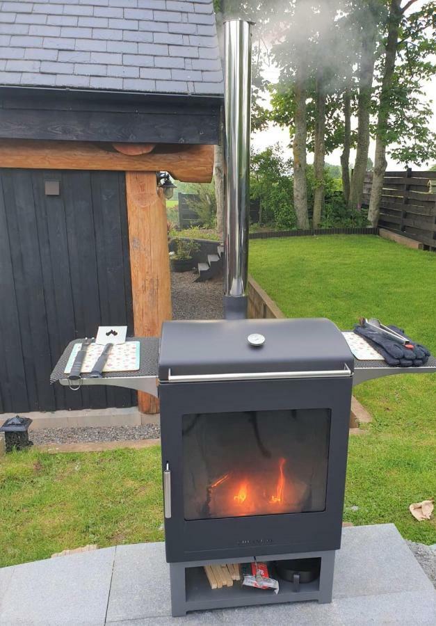 Rowanlea Lodge With Hot Tub Marykirk Exterior foto